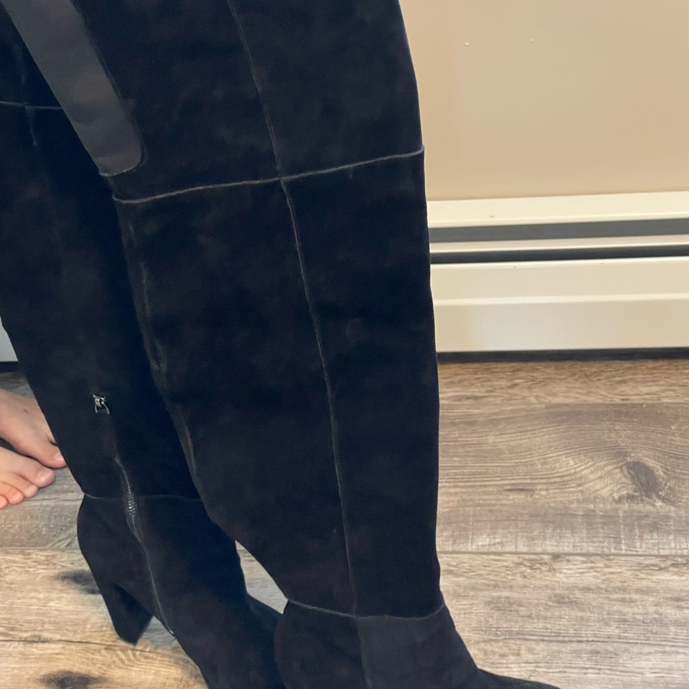 Alice + Olivia Black Over-the-Knee Boots